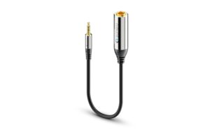Sonero 3.5mm auf 6.3mm Audio Adapter 0.25m, 3.5mm Stecker 6.3mm Buchse