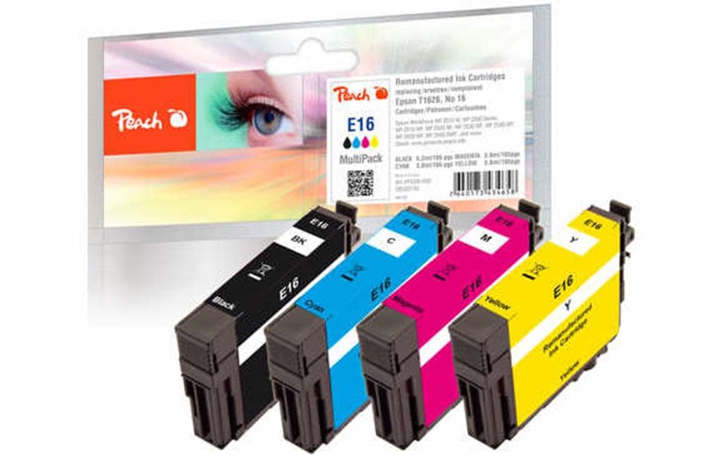 1096837 - Mediatech Peach Tinte Epson T1626/No16 MultiPack 1x6,2 3x3,8ml bk, c, m, y kaufen Schweiz | Mediatech.ch