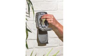 Masterlock Schlüsselsafe 5415EURD zur Wandbefestigung, stabiles Metallgehäuse