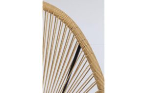 1099284_3 - Mediatech Kare Sessel Acapulco, Natur (HxBxT) 85x73x78 cm, Stahl, Polyethylen