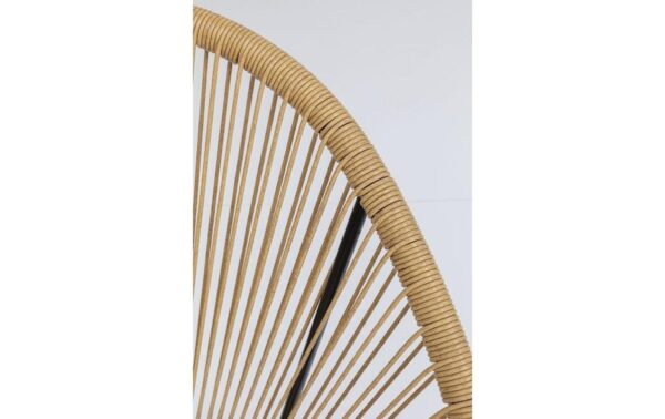 1099284_3 - Mediatech Kare Sessel Acapulco, Natur (HxBxT) 85x73x78 cm, Stahl, Polyethylen