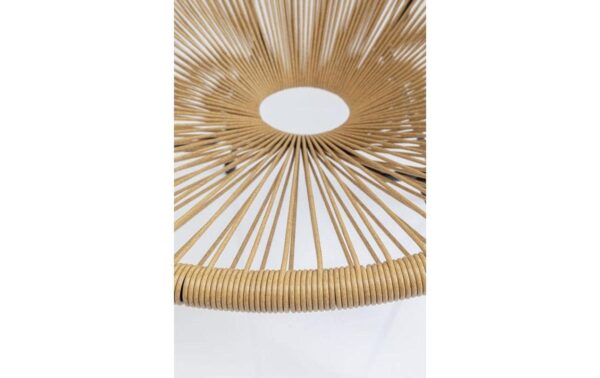 1099284_6 - Mediatech Kare Sessel Acapulco, Natur (HxBxT) 85x73x78 cm, Stahl, Polyethylen