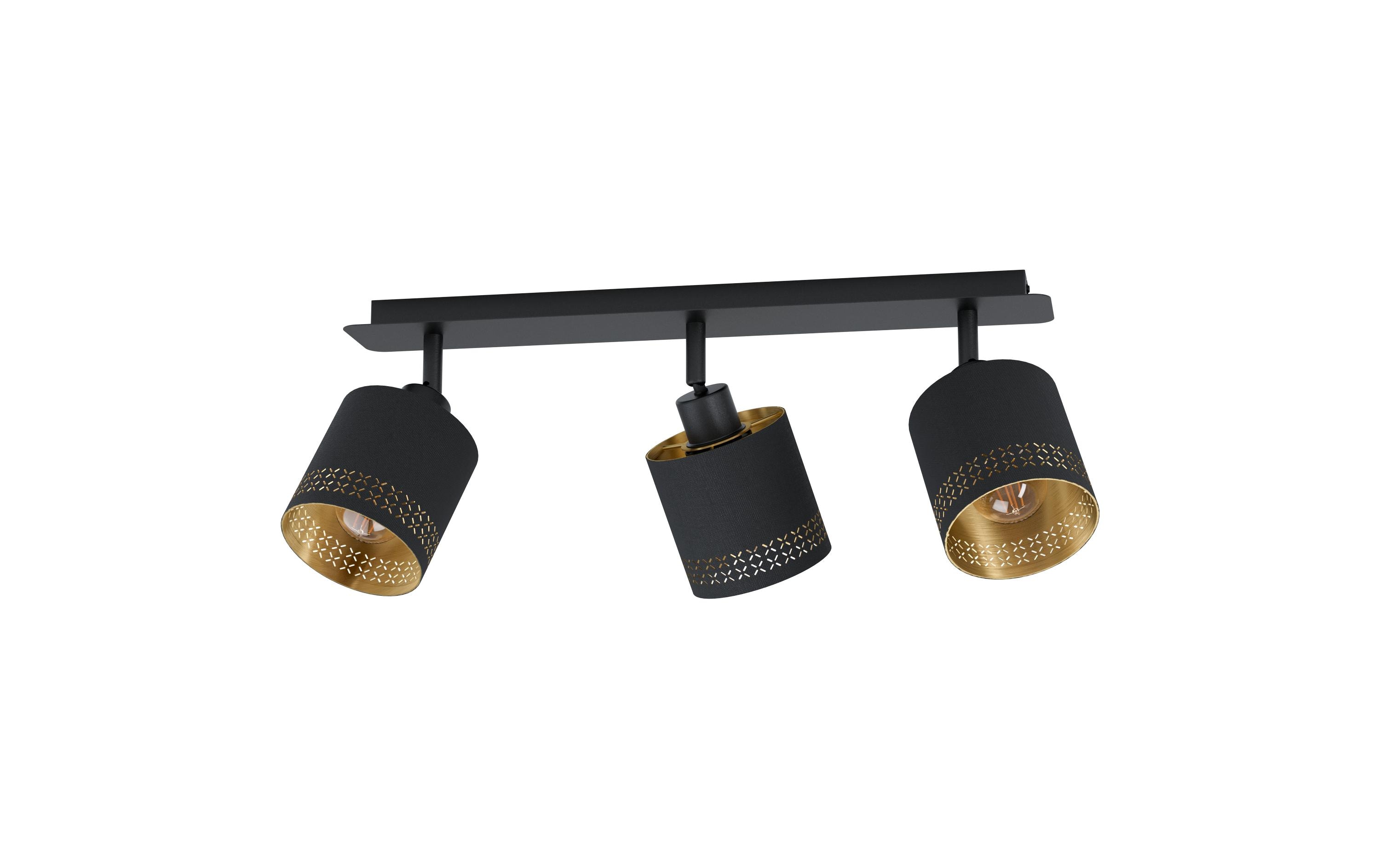 EGLO ESTEPERRA Spot schwarz/gold exkl. 3x E27 28W