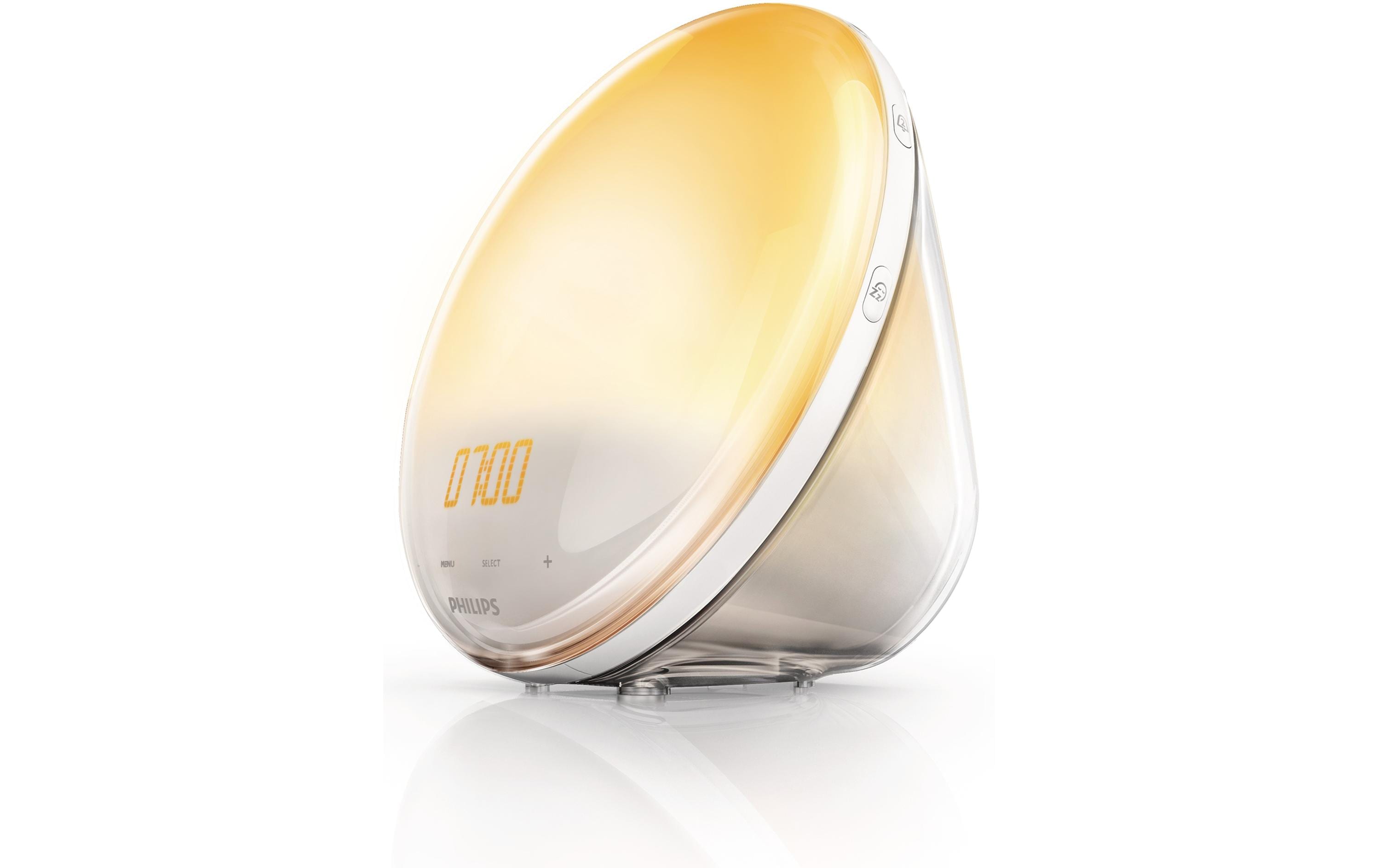 Philips Lichtwecker Wake-up Light HF3519/01 FM-Radio,Sonnenaufgangssimulation,LED-Licht