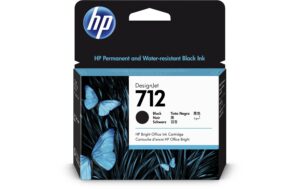 HP Tinte Nr. 712 - Black (3ED71A) DesignJet T200, T600, 80ml