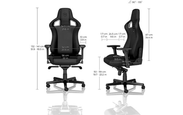 1108121_2 - Mediatech noblechairs EPIC Gaming Chair Black Edition schwarz