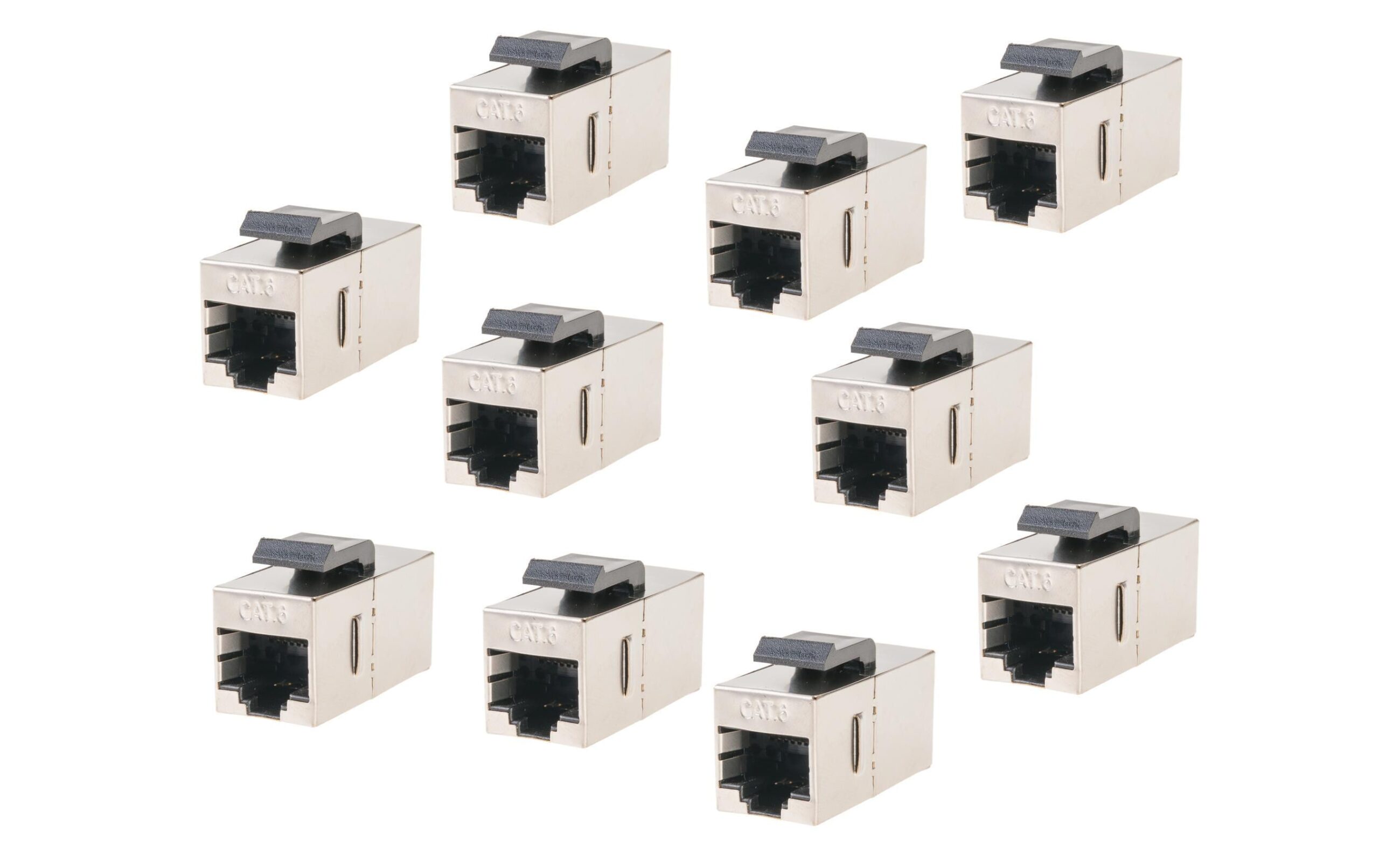 1108673 - Mediatech Wirewin Keystone RJ45 Kupplung, 100er Pack Buchse-Buchse 1:1, Cat6, geschirmt kaufen Schweiz | Mediatech.ch