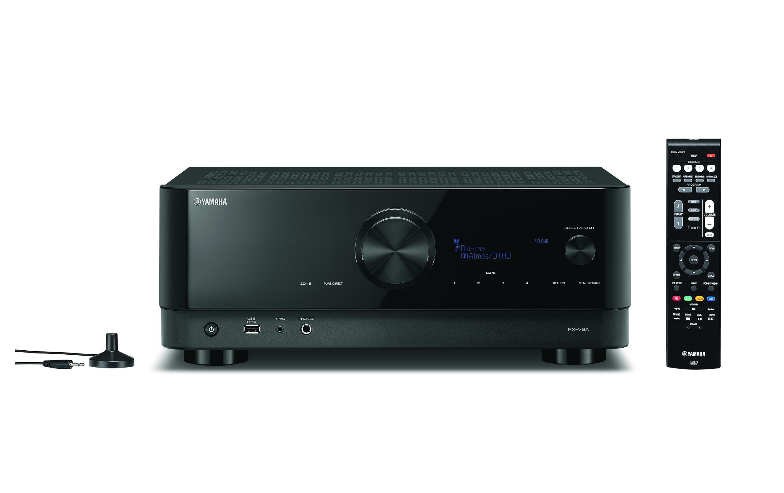 1110060 - Mediatech Yamaha RX-V6A Black MusicCast 7.2 AV-Receiver, DAB+, Cinema DSP kaufen Schweiz | Mediatech.ch