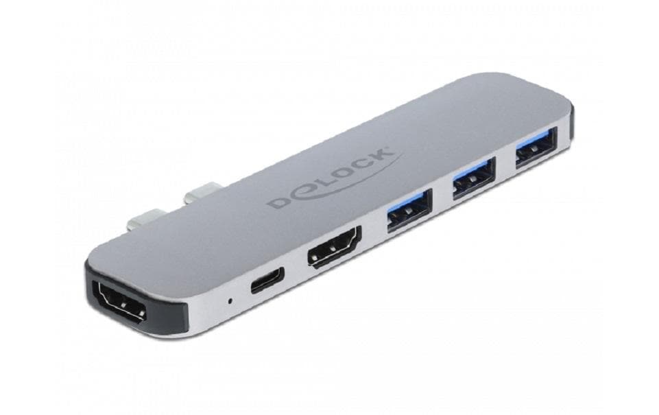 1110601 - Mediatech Delock 87753 Dockingstation für MacBook 2x Dual HDMI 4K / USB-C PD/ 3x USB-A kaufen Schweiz | Mediatech.ch