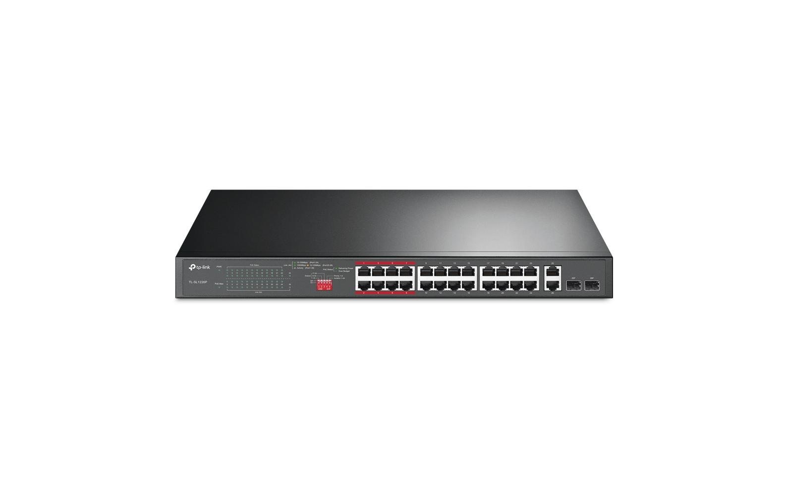 1110734 - Mediatech TP-Link TL-SL1226P PoE+ Switch 24 PoE+ Ports kaufen Schweiz | Mediatech.ch
