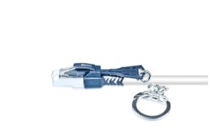 Wirewin Patchkabel: S/FTP, 10m, grau Cat.6A, LSOH, Klinke Verriegelbar