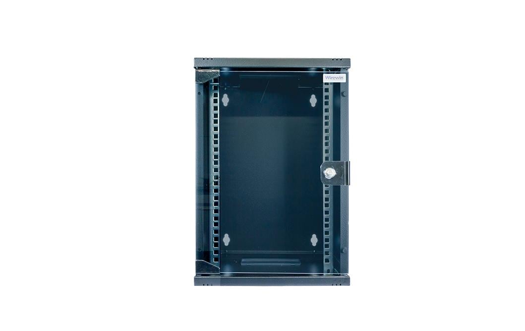 1114817_1 - Mediatech WIREWIN 10 Wandschrank, 9HE, schwarz 1-teilig, WCAB 10 312X300X9U BL