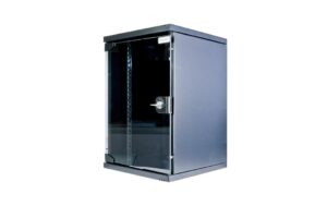 1114817_2 - Mediatech WIREWIN 10 Wandschrank, 9HE, schwarz 1-teilig, WCAB 10 312X300X9U BL