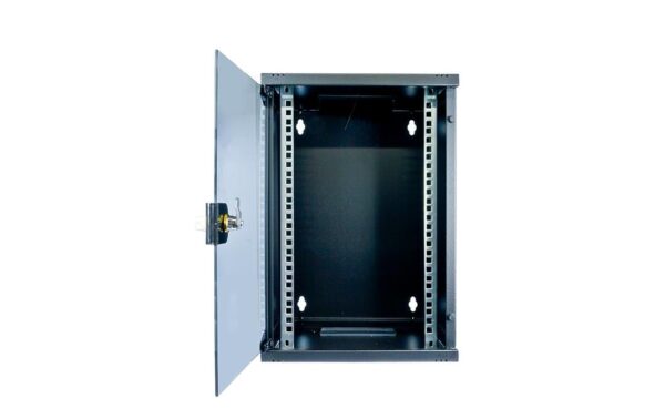 1114817_3 - Mediatech WIREWIN 10 Wandschrank, 9HE, schwarz 1-teilig, WCAB 10 312X300X9U BL