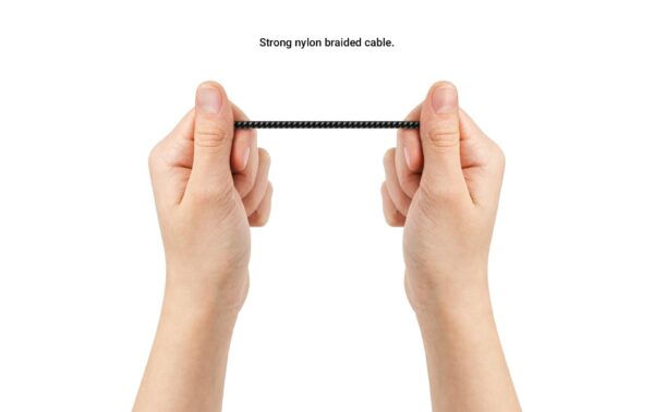1114923_5 - Mediatech DeleyCON Lightning-USB-C Kabel 1m, SW-GR Apple MFI zertifiziert und lizenziert