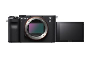 Sony Alpha 7C schwarz, 24.2 MP Vollformat nur Body, ohne Objektiv