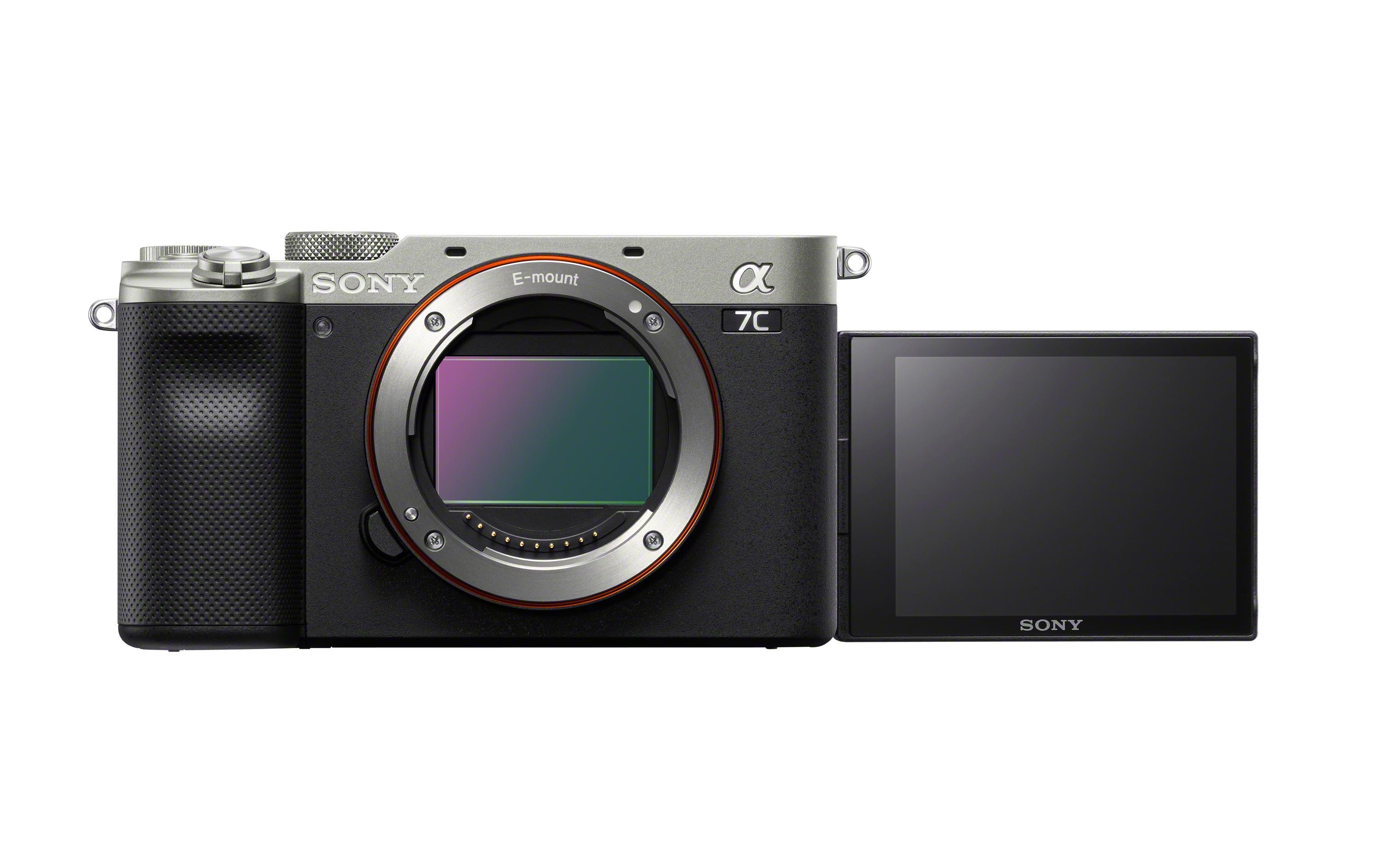 1115668_1 - Mediatech Sony Alpha 7C silber, 24.2 MP Vollformat nur Body, ohne Objektiv