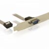 1121586 - Mediatech Seriell 1 Port Seriell RS-232 Bracket Full Hight, 1:1 Belegung, 40cm Kabel
