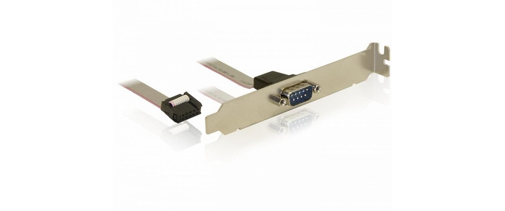 1121586 - Mediatech Delock Seriell 1 Port Seriell RS-232 Bracket Full Hight, 1:1 Belegung, 40cm Kabel kaufen | Mediatech.ch