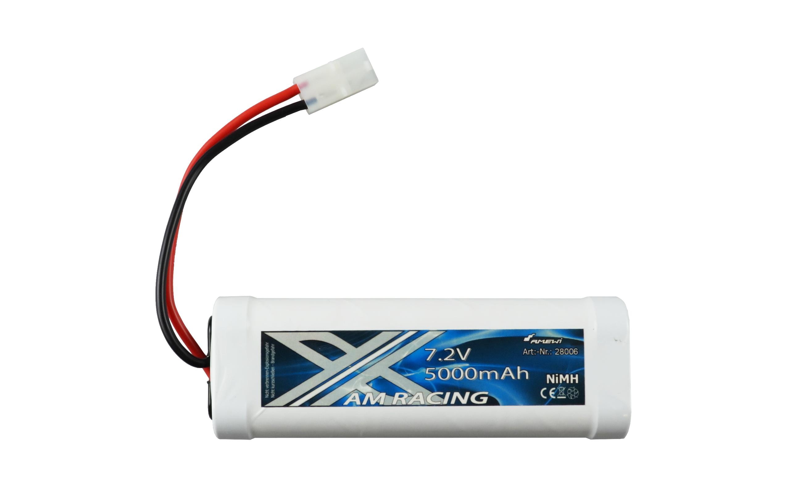 1121603 - Mediatech Amewi Akku NiMH 7.2V 5000mAh Tamiya Stecker kaufen Schweiz | Mediatech.ch