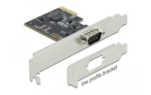 Delock 90000 PCI Express Karte 1x Seriell, 1x RS-232 DB9 Stecker