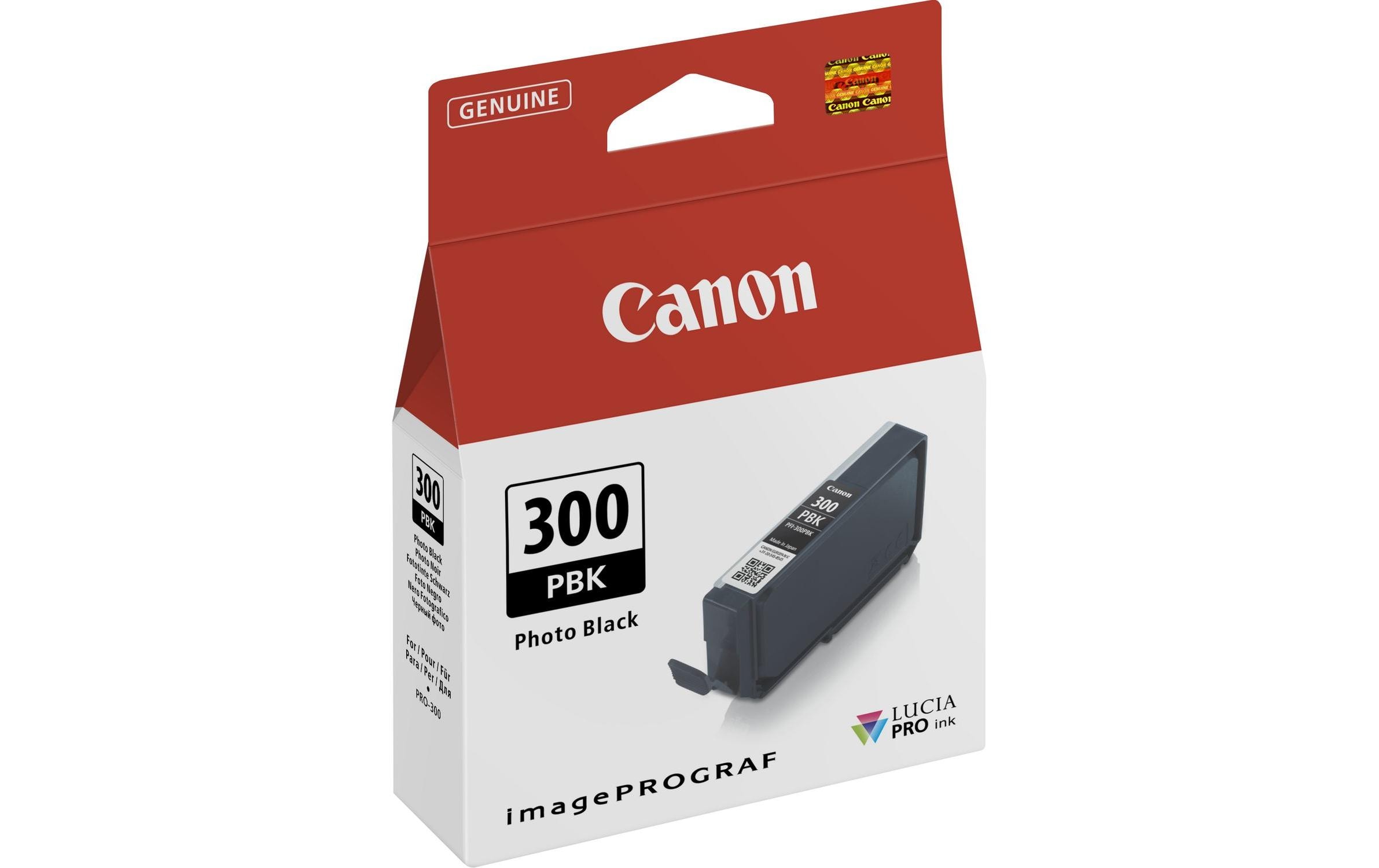 1122764 - Mediatech Tinte Canon PFI-300PBK photo black 14 ml, imagePROGRAF PRO-300