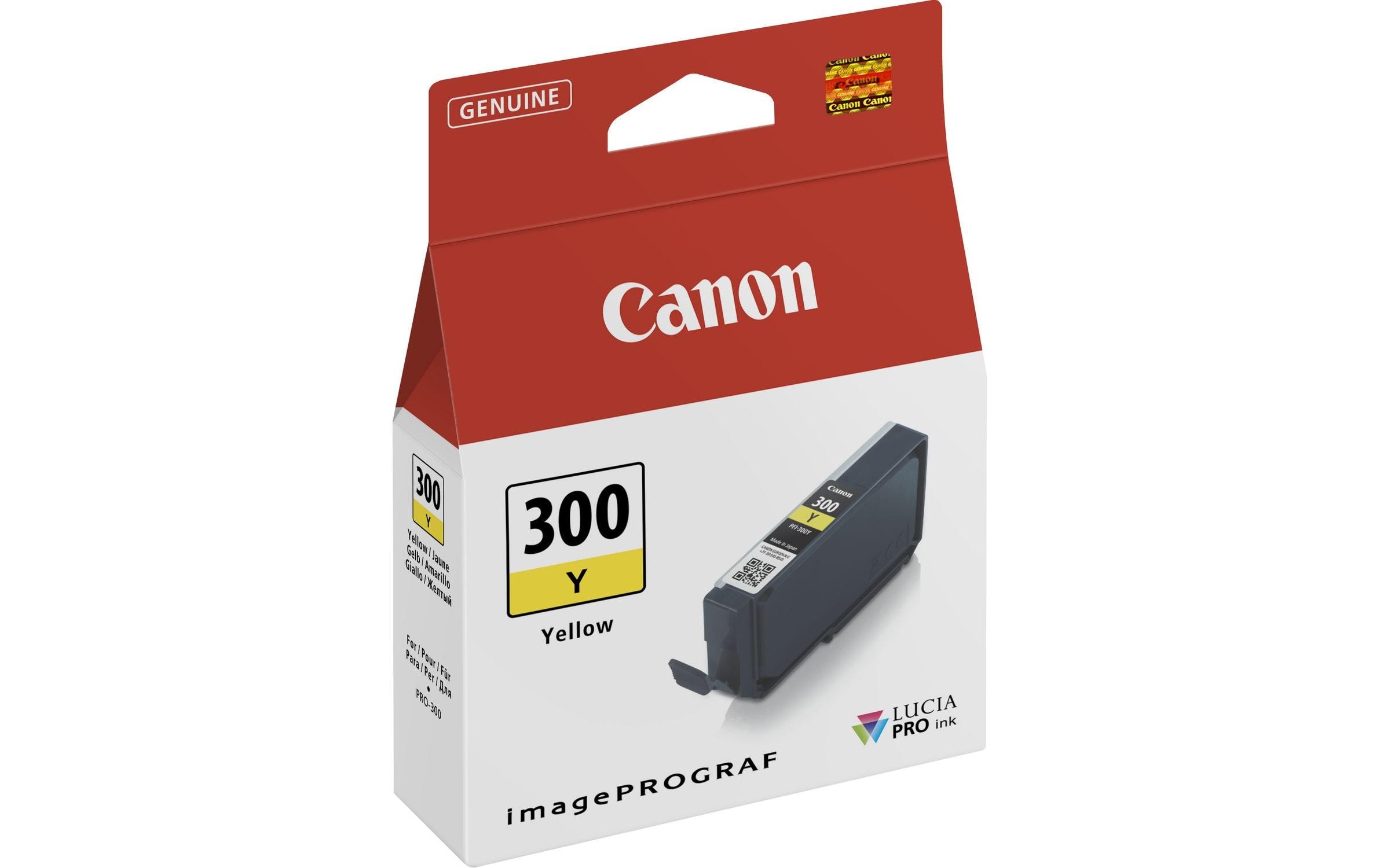 1122767 - Mediatech Tinte Canon PFI-300Y yellow 14 ml, imagePROGRAF PRO-300