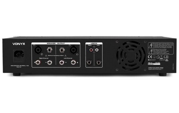 Vonyx VPA1500 Stereo-Endstufe, 2x 750W mit Mediaplayer