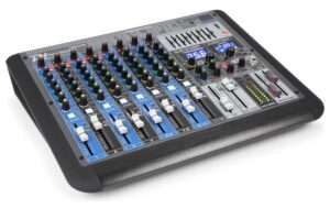 Power Dynamics PDM-S1204 Analoges 12-Kanal Mischpult, Multi-FX