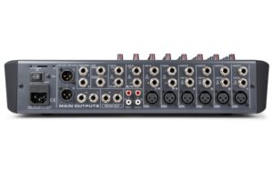 Power Dynamics PDM-S1204 Analoges 12-Kanal Mischpult, Multi-FX