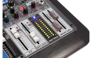 Power Dynamics PDM-S1204 Analoges 12-Kanal Mischpult, Multi-FX