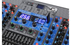 Power Dynamics PDM-S2004 Analoges 20-Kanal Mischpult, Multi-FX