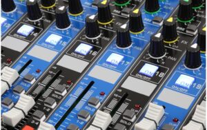 Power Dynamics PDM-S2004 Analoges 20-Kanal Mischpult, Multi-FX