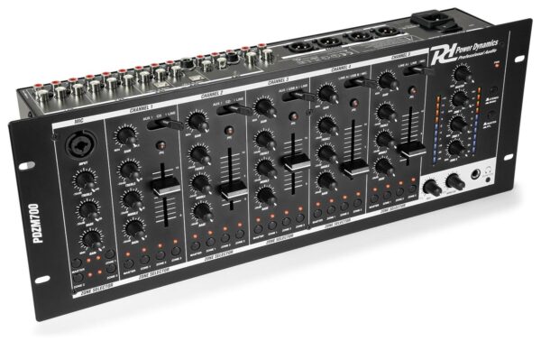 1123414_3 - Mediatech Power Dynamics PDZM700 Analoger 6-Kanal 4-Zonen Mischer, 19