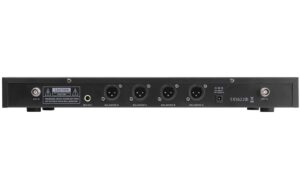 Power Dynamics PD504B 4-Kanal UHF Funkstrecke mit 4 Sender&Miks