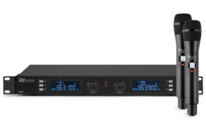 Power Dynamics PD632H 2-Kanal digital UHF Funkstrecke mit 2 Miks