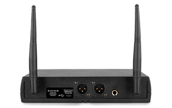 Vonyx WM62B 2-Kanal UHF Funkstrecke mit Taschensender