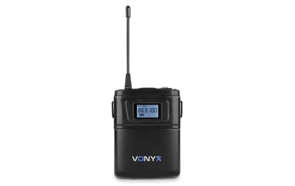 Vonyx WM62B 2-Kanal UHF Funkstrecke mit Taschensender