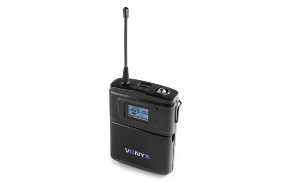 Vonyx WM62B 2-Kanal UHF Funkstrecke mit Taschensender