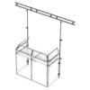 1123477 - Mediatech Vonyx DB3L Licht-Traverse zu DB3 DJ Booth
