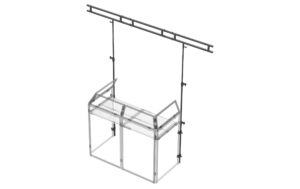 Vonyx DB3L Licht-Traverse zu DB3 DJ Booth