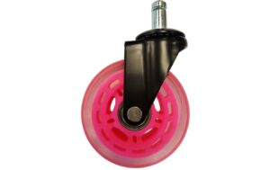 LC-POWER Gaming Stuhlrollen 5er Set. pink
