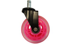 LC-POWER Gaming Stuhlrollen 5er Set. pink