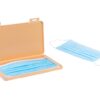 1126885 - Mediatech Maskenbox Rechteck 19x11x1.2 für Hygienemasken, beige