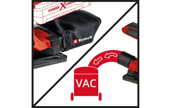 1127447_5 - Mediatech Einhell Akku-Schwingschleifer TC-OS18/187 Li Solo Ohne Akku und Ladegerät