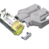 1127827 - Mediatech Hirose Stecker TM31, 50er, KAT6A (ISO/IEC) inkl. Knickschutztülle, grau