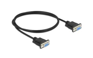 1128967_1 - Mediatech Nullmodemkabel sub-D9 Buchse-Buchse, 1m Serieller Datentransfer, RS-232
