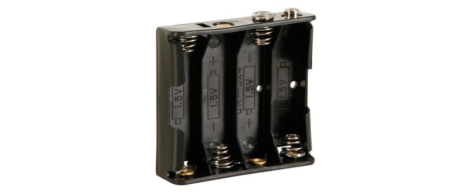 112963 - Mediatech Velleman BH341B Batteriehalter 4x AA mit Druckknopfanschluss kaufen Schweiz | Mediatech.ch