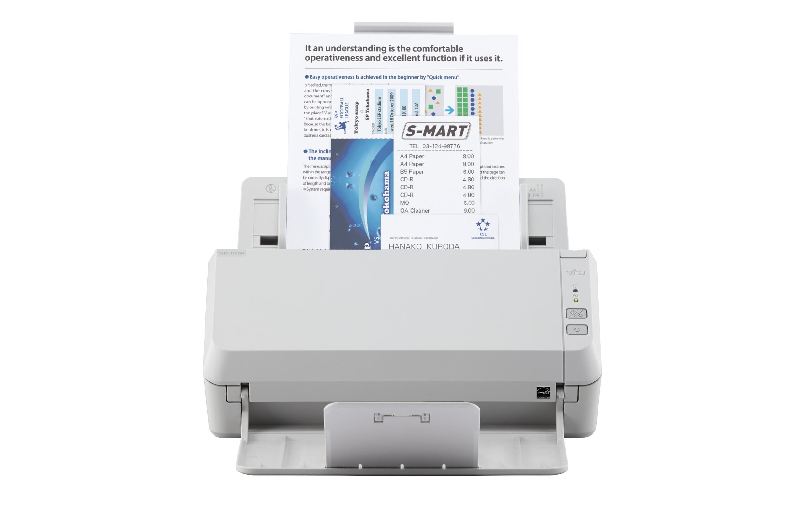 1129685 - Mediatech Ricoh Dokumentenscanner SP-1125N USB3.2/ LAN, 600dpi, 25ppm kaufen Schweiz | Mediatech.ch