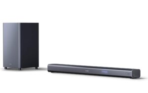 Sharp HT-SBW460 Dolby Atmos Soundbar 3.1 mit Wireless Sub, 440W, Bluetooth